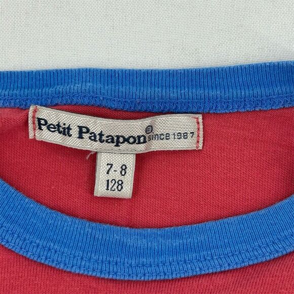 Petit Patapon Kids Red Long Sleeve Tee Player 23 Size 7-8 - Picture 6 of 7